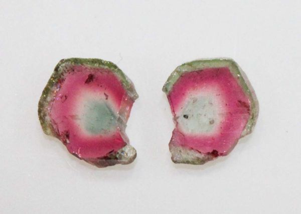 Watermelon Tourmaline Pair, 3.69 cts. - 8.5x10.5mm