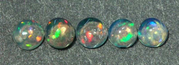 2.5mm Opal Round Ethiopian Cabochons
