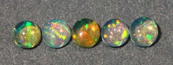 2.5mm Opal Ethiopian Round Cabochons 