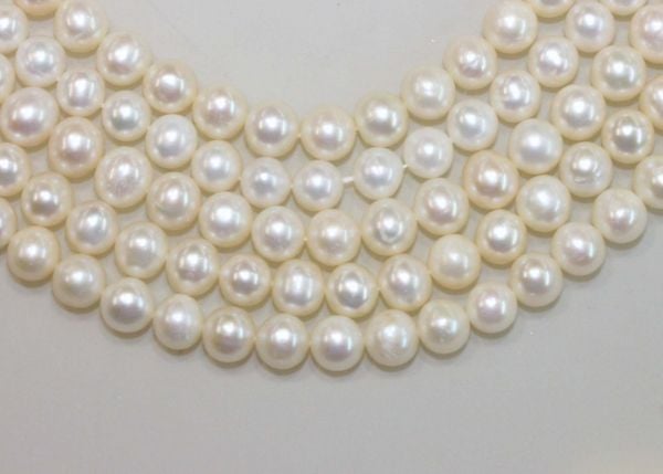 6-6.5mm Rounded Potato Pearls 