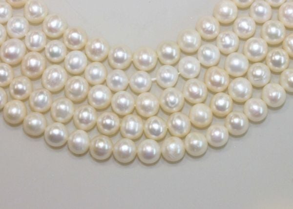 6-6.5mm Rounded Potato Pearls