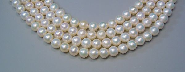 7-7.5mm Round Pearls