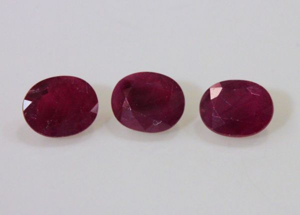 Ruby 5x6mm Ovals @ $19.50 each