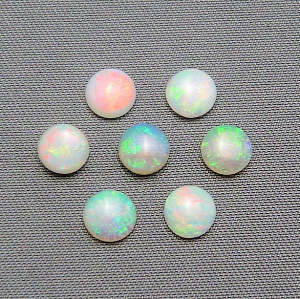 Opal Round Cabochons, @$40.00/ct. - 5.25mm