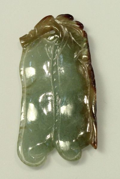 Brown & Green Natural Jadeite Bean Pods