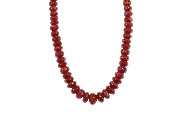 2.2-6.25mm smooth rondel ruby beads 4

