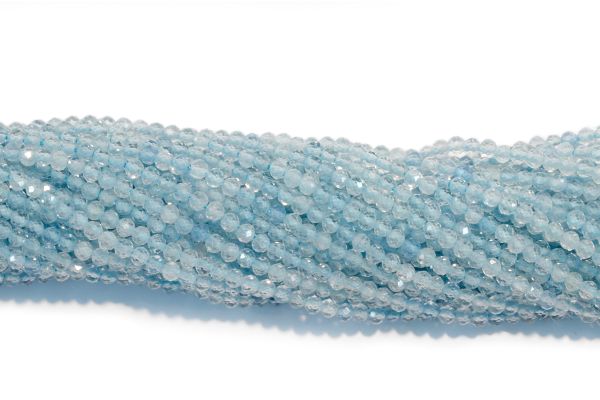 2mm Aquamarine Faceted Bead best