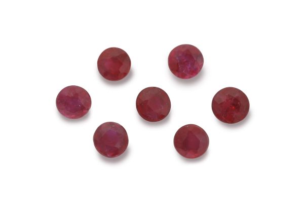 2mm Faceted Round Ruby