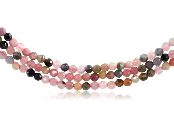 2mm Tourmaline Faceted Strands