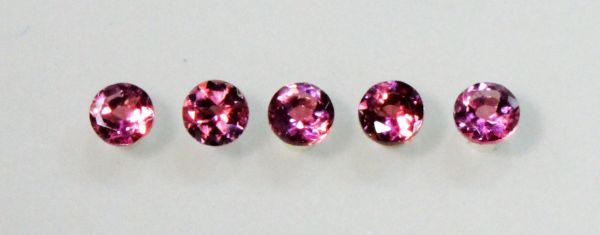 2mm Faceted Round Tourmaline