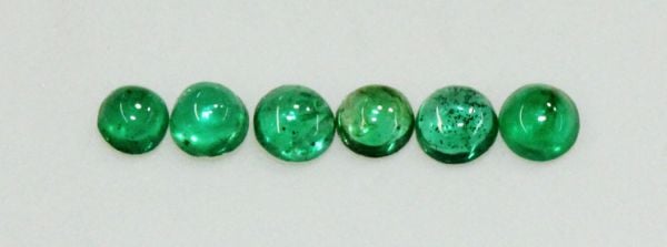 2mm Emerald Cabochons - Select Grade