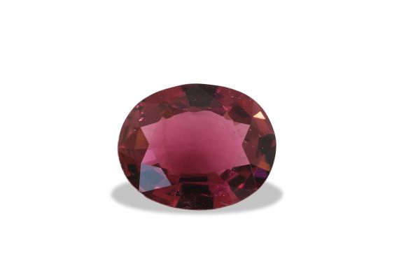 3.27 ct - Red Tourmaline Faceted Oval - 9.5 x 12 mm 