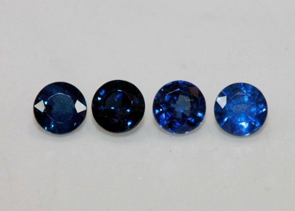 Sapphire Faceted Round @ $190.00/ct. - 3-4mm