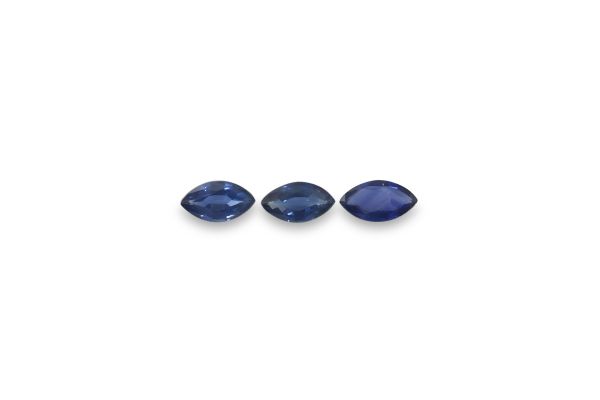 3.5 x 7 mm Blue Sapphire Faceted Marquise @ $125.00 / ct