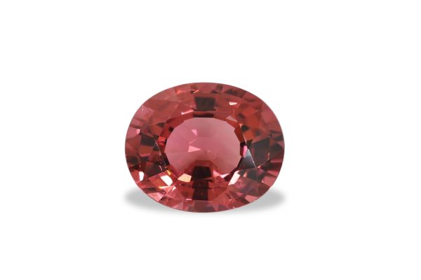 3.83 ct - Rubellite Tourmaline Faceted Oval - 9 x 11 mm 