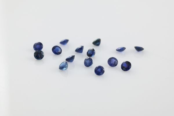 Wholesale 3 mm Natural Sapphire Faceted Round @ $150.00/ct
