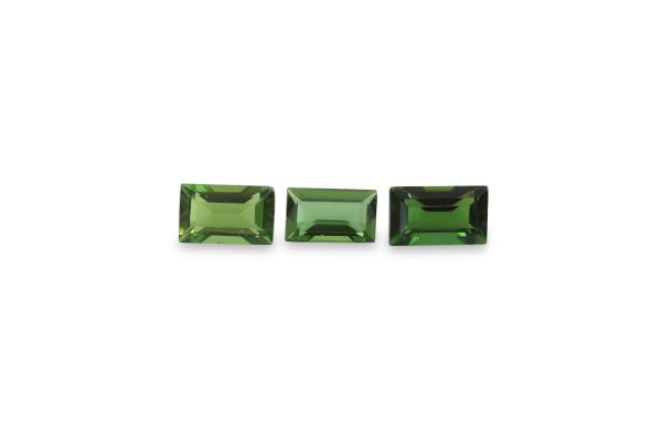 Wholesale 3 x 5 Chrome Tourmaline Baguette