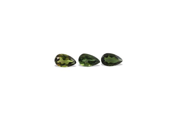 Wholesale 3 x 5 mm Green Tourmaline Pear Shaped