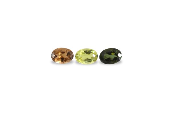 Wholesale 3 x 5 mm Multi-Color Tourmaline Ovals