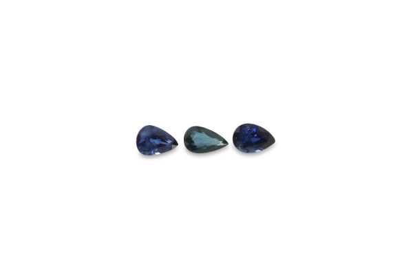 Wholesale Blue Sapphire Faceted Pear 3 x 5 mm 
