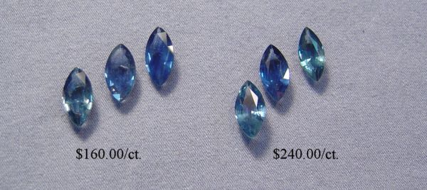 Sapphire Facetd Marquise - 6x12mm