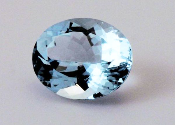 Aquamarine Faceted Ovals 