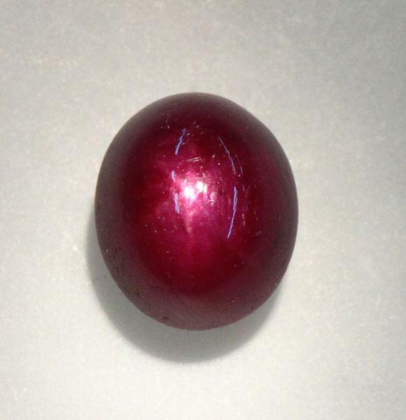 Star Ruby Oval Cabochon,  2.19 cts. 5.8x6.8mm - Select Grade