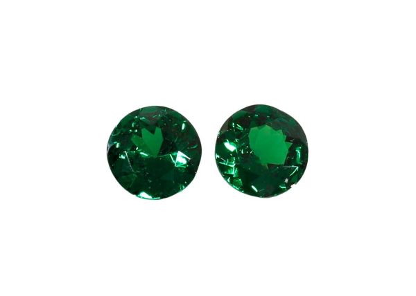 Tsavorite Garnet Faceted Round Pair - 4.75mm