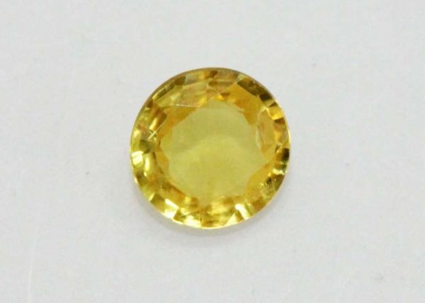 Sapphire, Yellow 6¼ Faceted Round