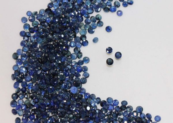 Sapphires 2mm Rounds @ $35.00/ct.
