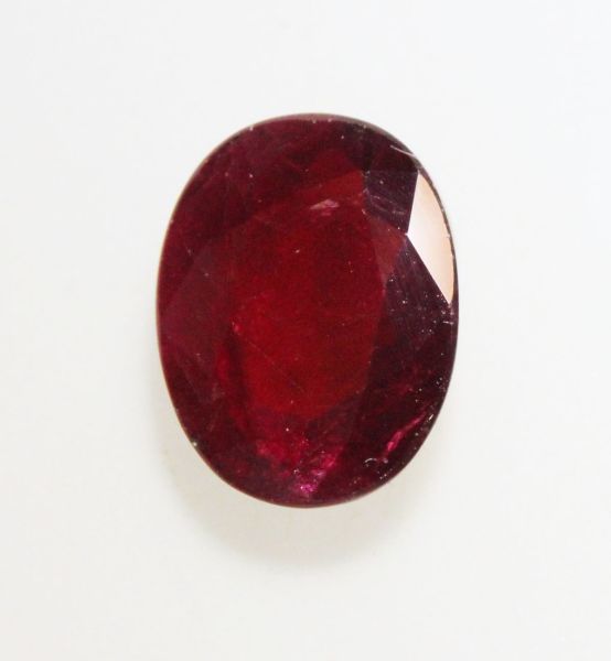 Ruby Faceted Oval 7x9.1mm- 1.61 cts.
