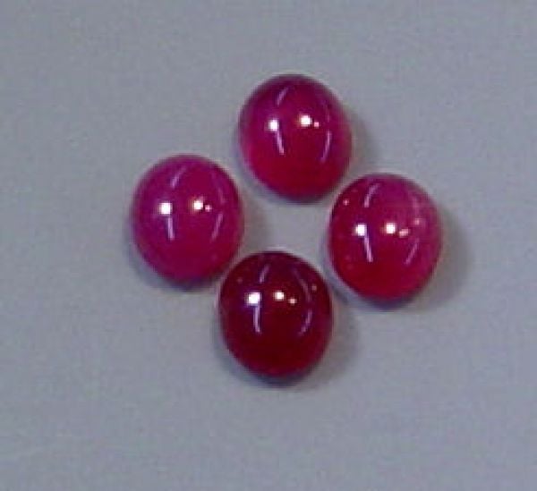 8x10mm Ruby Oval Cabochons