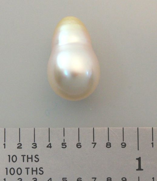 Natural Color South Sea Pearl 9x15 Undrilled