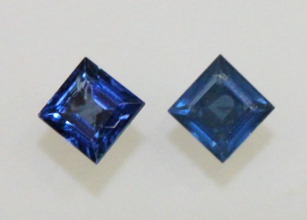 Sapphires Cornflower Blue Squares