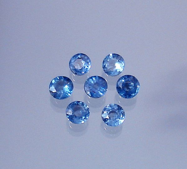 Round Ceylon Sapphires