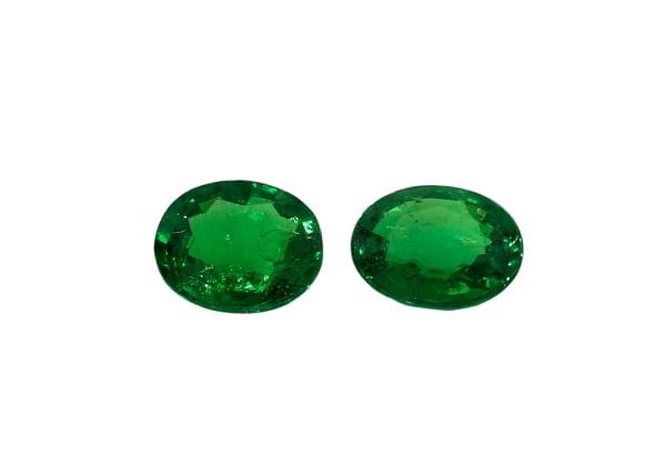tsavorite garnet pair