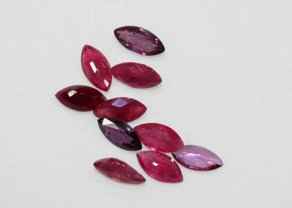 3.5x7mm Marquise Ruby @ $155.00/ct.