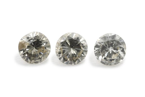 3.9mm Light Brown Diamonds