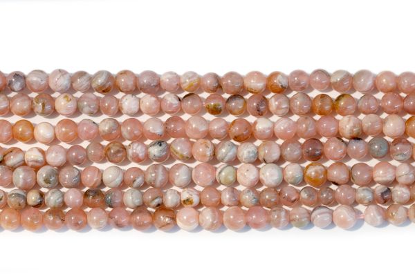 3mm Rhodochrosite round Beads