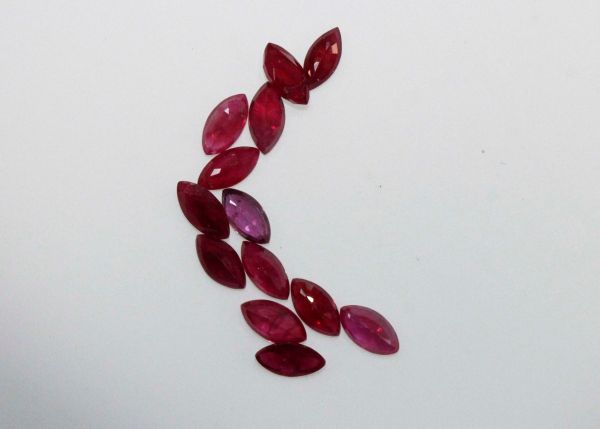 3x6mm Marquise Ruby @ $150.00/ct.