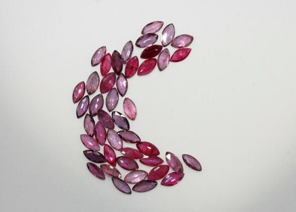 3x6mm Marquise Ruby @ $75.00/ct.