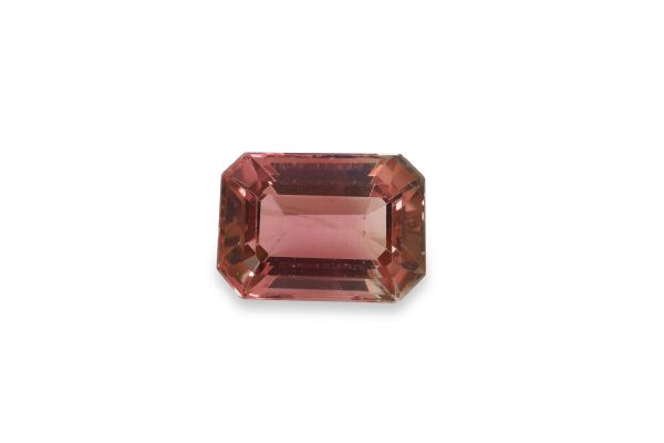 4.34 ct - Pink Tourmaline Faceted Octagon - 8 x 11 mm
