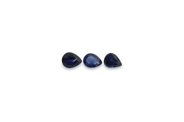Wholesale Natural Sapphire Faceted Pears 4.5mm Long
