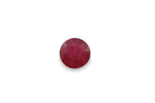 0.40 ct - Red Ruby Faceted Round - 4.6 mm