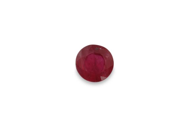 0.55 ct - Natural Ruby Faceted Round - 5 mm