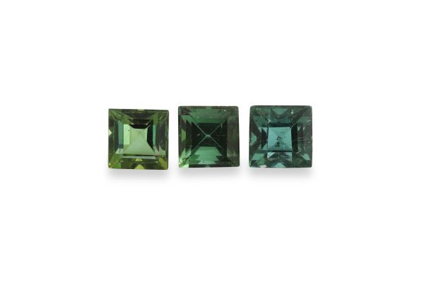 Wholesale 4 x 4 mm Chrome Tourmaline Squares @ $39.00