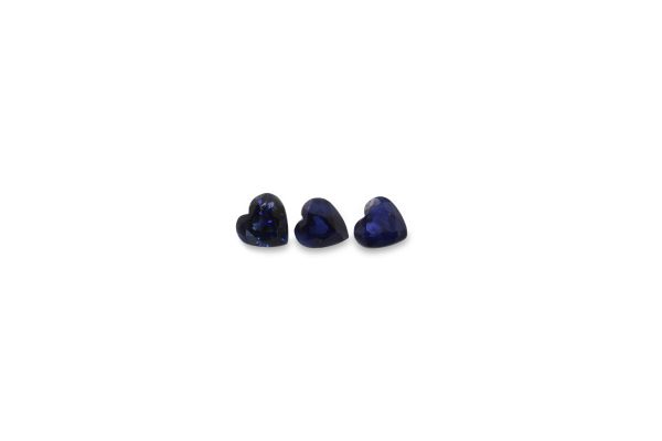 Wholesale Sapphire 4x4mm Hearts