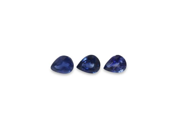 Wholesale Natural Sapphire Faceted Pears 4 x 5 mm