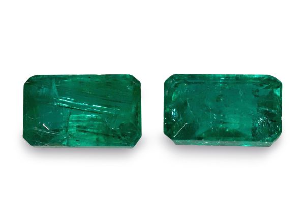 1.20 ct Wholesale Emerald Octagon Pair 4 x 6 mm