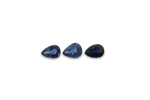 Natural Sapphire Faceted Pears 4 x 6 mm 